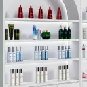 Barbershop Cosmetic Display Cabinet for Skincare thumbnail 10