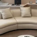 Modern Luxury Curved Reception Sofa - Maoters thumbnail 9