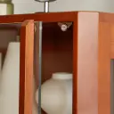 Retro Glass Display Cabinet for Living Room thumbnail 8