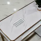 Modern Marble Manicure Desk with Vacuum Drawers thumbnail 9