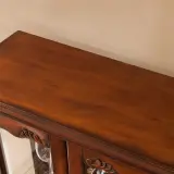 European Double-Door Glass Cabinet for Living Room thumbnail 8