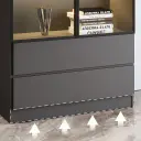Bookcase with Glass Doors for Display Storage thumbnail 24