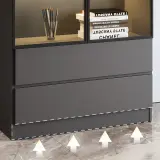 Bookcase with Glass Doors for Display Storage thumbnail 24