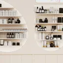 Curved Multi-Tier Display Cabinet for Salon thumbnail 11