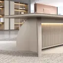 Modern Luxury Executive Desk High Gloss Painted Office thumbnail 9