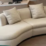 Modern Luxury Curved Reception Sofa - Maoters thumbnail 10