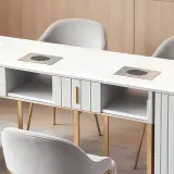 Multi-Seat Marble Manicure Desk Set thumbnail 11
