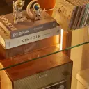 Retro Glass Display Cabinet for Living Room thumbnail 10