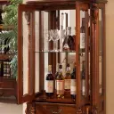 European Double-Door Glass Cabinet for Living Room thumbnail 10