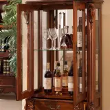 European Double-Door Glass Cabinet for Living Room thumbnail 10
