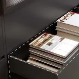 Bookcase with Glass Doors for Display Storage thumbnail 26