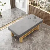 Wide Solid Wood Massage Table for Salon & Spa thumbnail 2