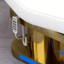 Electric Gold Stainless Steel Bed for Massage & Tattoo thumbnail 8