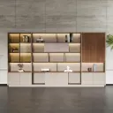 Wood Panel File Cabinet for Workplace - Maoters thumbnail 2