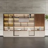 Wood Panel File Cabinet for Workplace - Maoters thumbnail 2