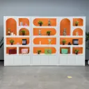 Salon Makeup Display Case for Product Storage thumbnail 2