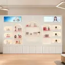 Beauty Salon Lacquer Cosmetic Display Cabinet thumbnail 2