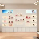 Beauty Salon Lacquer Cosmetic Display Cabinet thumbnail 2