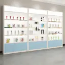 Minimalist Glossy Skincare Display Showcase thumbnail 2