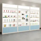 Minimalist Glossy Skincare Display Showcase thumbnail 2