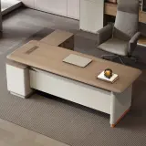 Office Rounded Edge Executive Desk - Maoters thumbnail 2