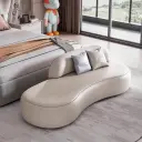 Minimalist Hotel Leather Chaise Lounge thumbnail 2