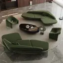 Exclusive Luxury Green Modular Sofa - Maoters thumbnail 2