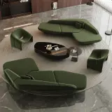 Exclusive Luxury Green Modular Sofa - Maoters thumbnail 2