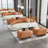 Commercial Curved Sofa Combination for Reception thumbnail 2