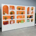 Salon Makeup Display Case for Product Storage thumbnail 3