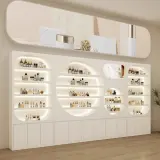 Professional Lacquer Display Cabinet for Skincare Retail thumbnail 3