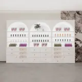 Tall Nail Salon Display Cabinet for Cosmetics thumbnail 4