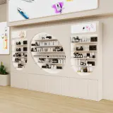 Curved Multi-Tier Display Cabinet for Salon thumbnail 3