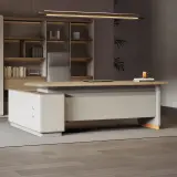 Office Rounded Edge Executive Desk - Maoters thumbnail 3