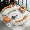 Commercial Curved Sofa Combination for Reception thumbnail 3