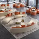 Curved Reception Sofas Modern Ergonomic Seating thumbnail 3