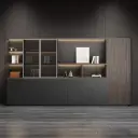 Stylish Office Storage Cabinet Bookcase Divider thumbnail 2