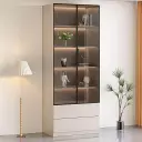 Modern Light Luxury Glass Display Cabinet thumbnail 4