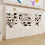 Curved Multi-Tier Display Cabinet for Salon thumbnail 4