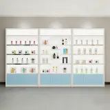 Minimalist Glossy Skincare Display Showcase thumbnail 4