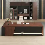 Modern Workspace L-Shape Executive Desk - Maoters thumbnail 2