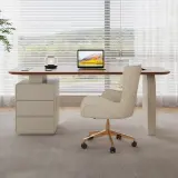 Retro Corner Desk Modern Light Luxury Desk - Maoters thumbnail 4
