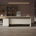 Office Rounded Edge Executive Desk - Maoters thumbnail 4