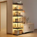 Luxury Modular Storage Cabinet with Grid Shelves thumbnail 4