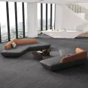 Durable Leather Sofa with Comfortable Seating thumbnail 4