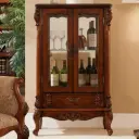 European Double-Door Glass Cabinet for Living Room thumbnail 4