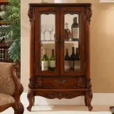 European Double-Door Glass Cabinet for Living Room thumbnail 4