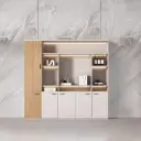 Modern Office Open Shelf Storage Cabinet - Maoters thumbnail 1