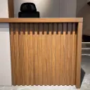Modern Lobby Slat Front Counter - Maoters thumbnail 6