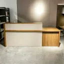 Modern Lobby Slat Front Counter - Maoters thumbnail 1